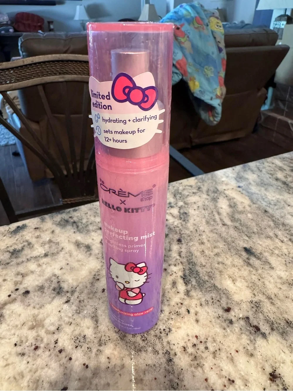 x Hello Kitty Purple Makeup Perfecting Mist - Hydrating Setting Spray